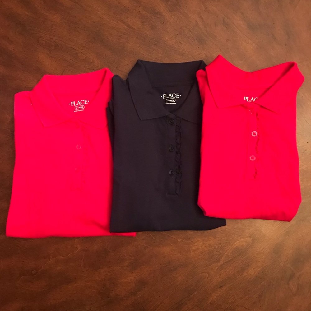 Girls bundle school uniform shirts